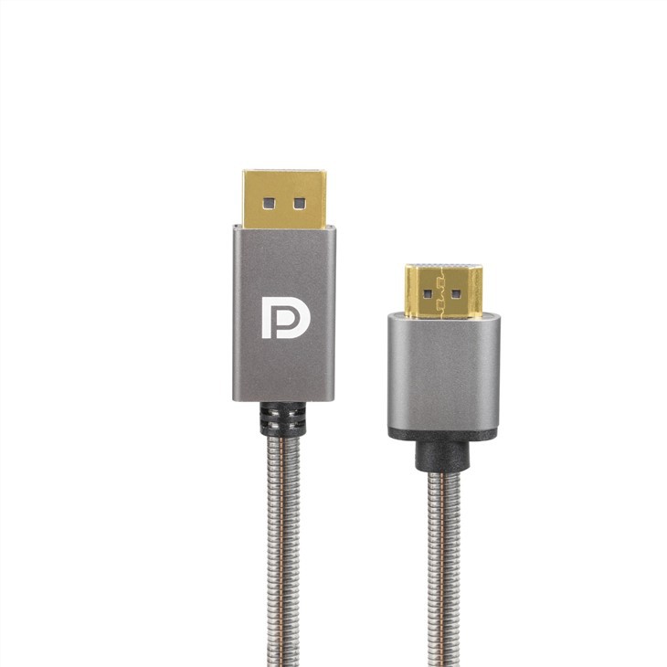 Адаптер DP 1,1 В з нержавіючої сталі та гнізда HDMI на 1,4 В